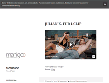 Tablet Screenshot of blog.manigoo.de